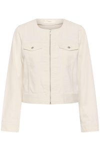 InWear GLADYS IW Denim Jacket Ecru Melange