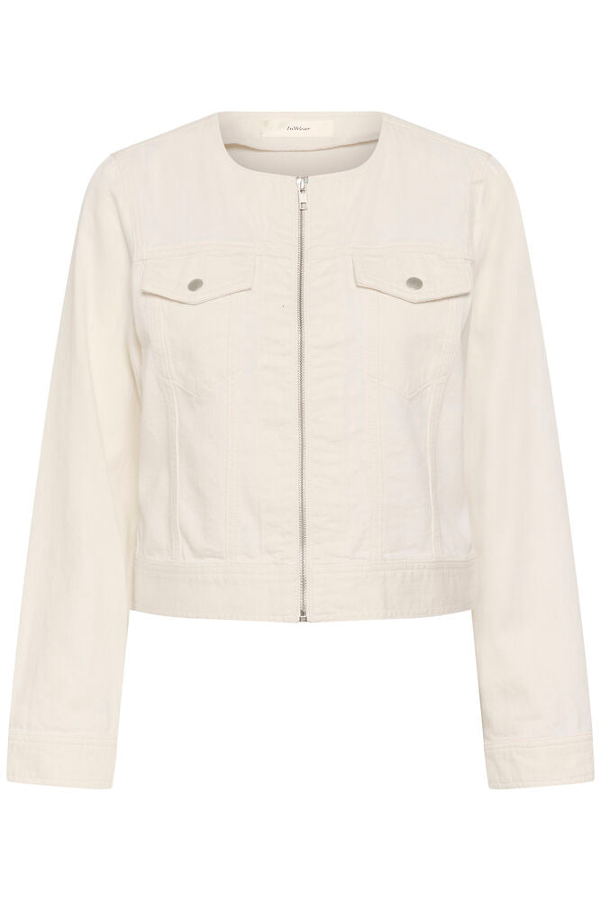 InWear GLADYS IW Denim Jacket Ecru Melange