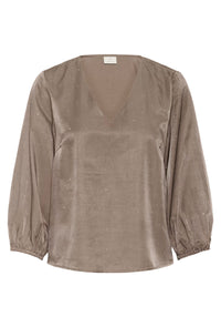 KAFFE KAida Blouse-Morel