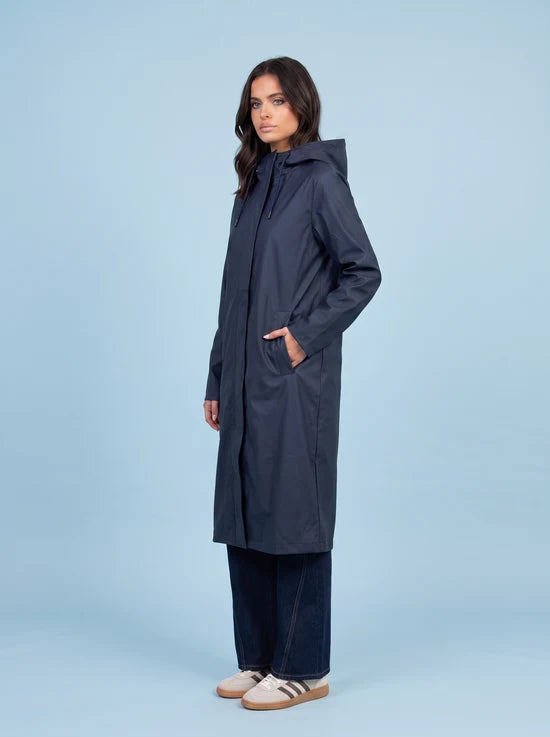 Shower Proof Coat Navy