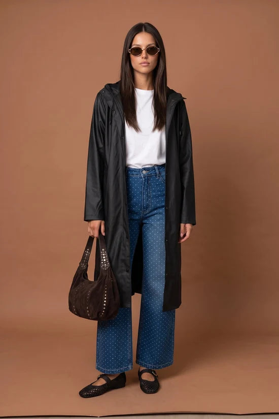 Shower Proof Coat Black