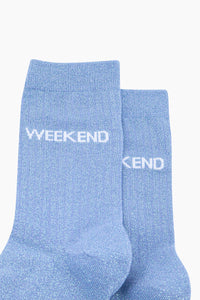 WEEKEND Shimmer Socks Chambray