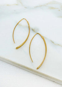 Luna Loop Earrings Gold