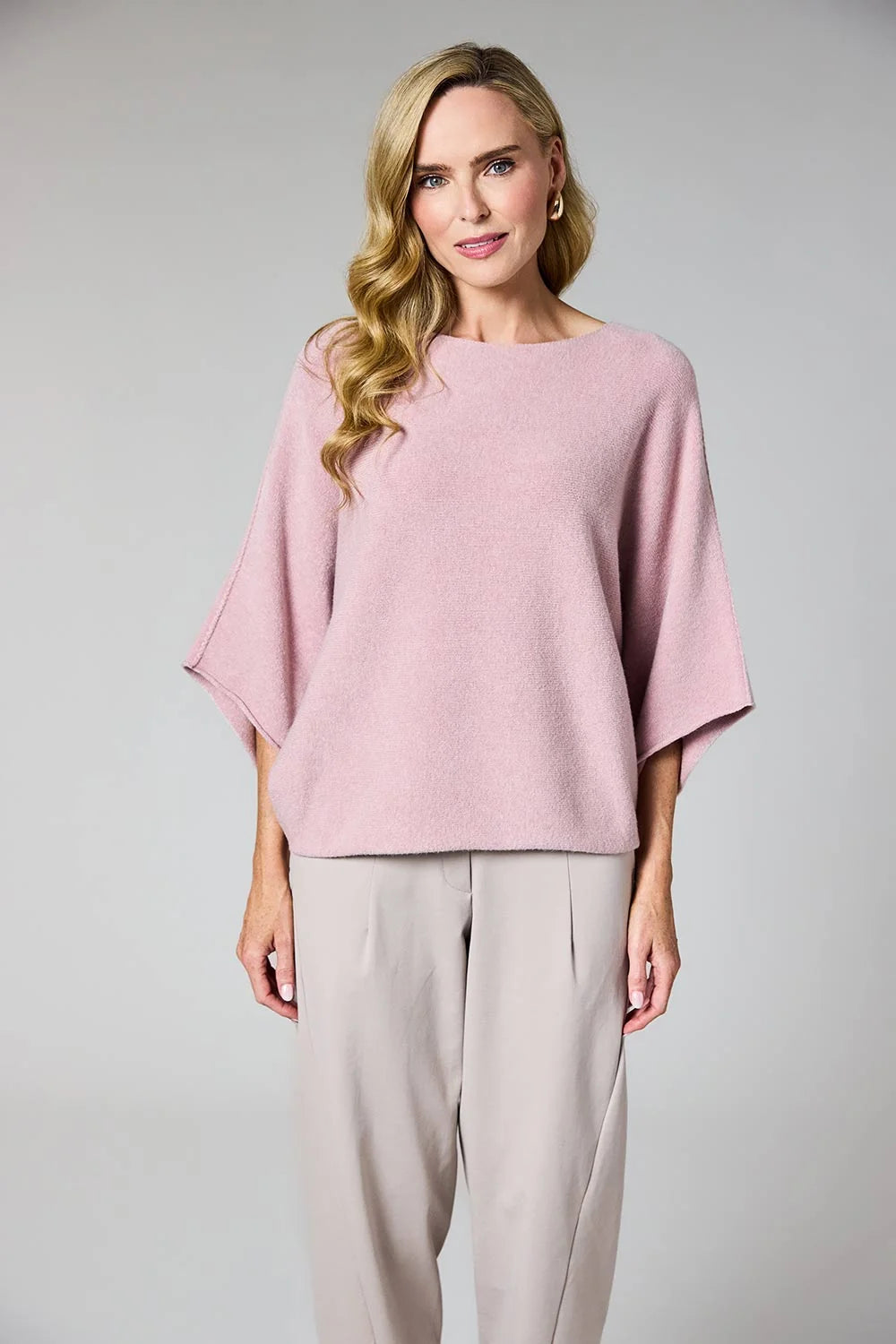 DECK Box Sleeve Sweater Blush