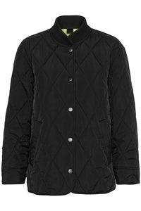 KAFFE KAlorena Quilted Jacket Black