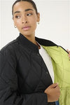 KAFFE KAlorena Quilted Jacket Feather Grey
