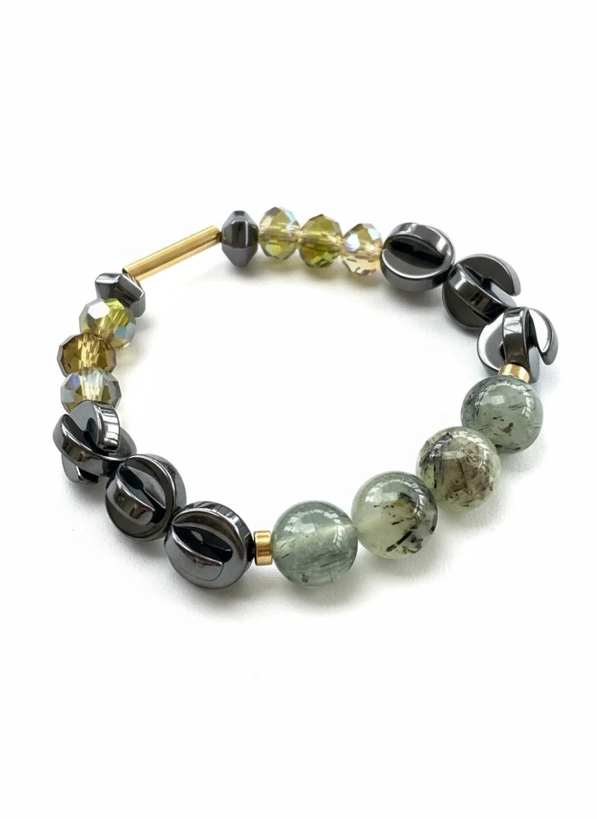 GIST Prehnite Gem Stone Bracelet