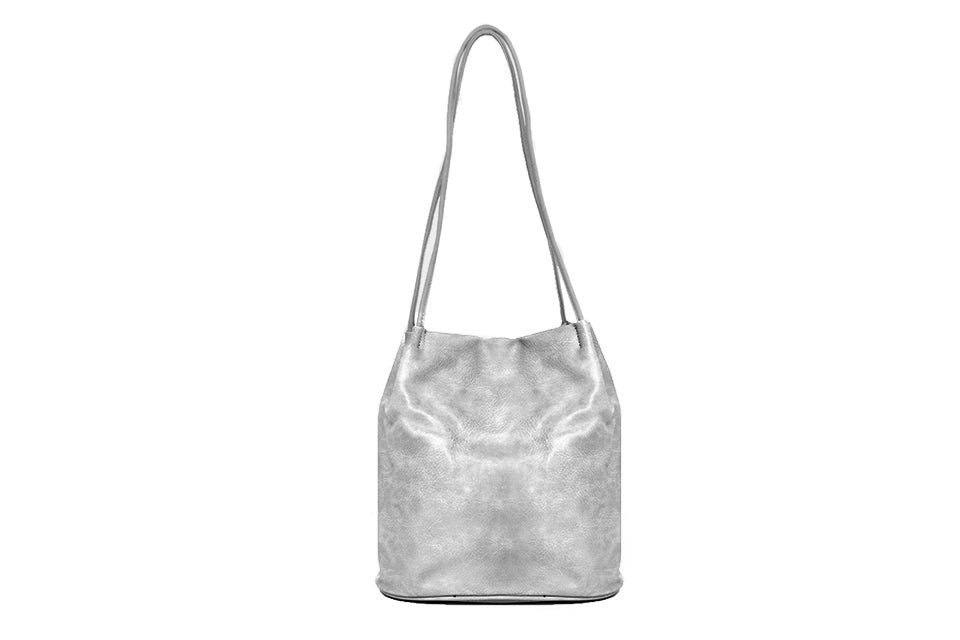 Emma Bucket Handbag Silver