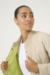 KAFFE KAlorena Quilted Jacket Feather Grey