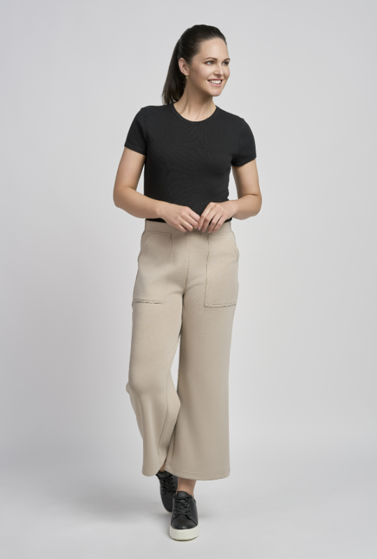 PINNS Super Soft Wide Leg Culotte Navy