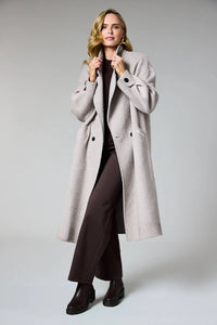 DECK Woollen Overcoat Stone