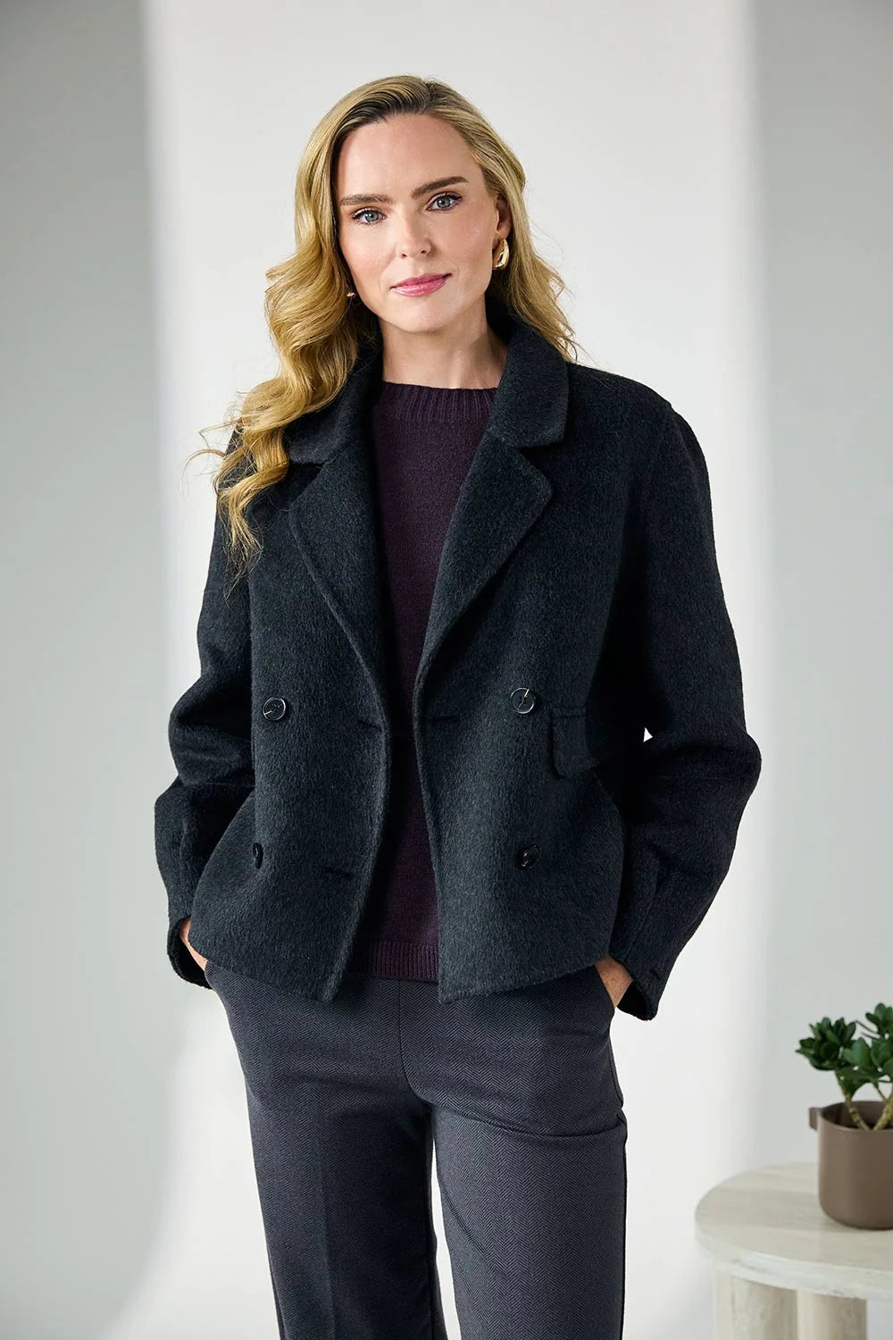 DECK Woollen Jacket Stone Medium