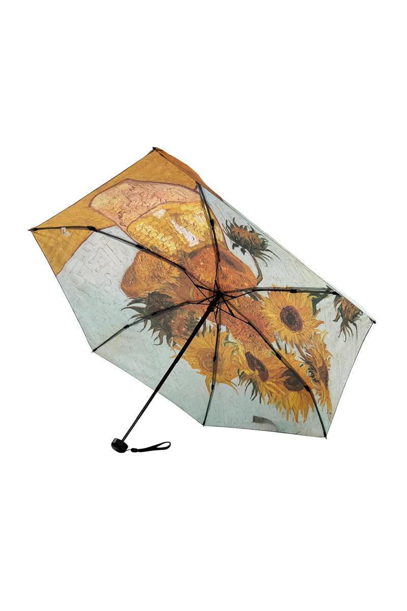 Van Gough Sunflowers Mini Umbrella With Travel Case
