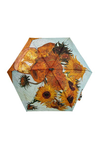 Van Gough Sunflowers Mini Umbrella With Travel Case
