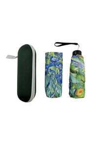 Van Gough Irises Mini Umbrella With Travel Case