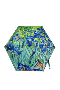 Van Gough Irises Mini Umbrella With Travel Case