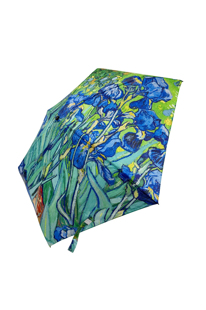 Van Gough Irises Mini Umbrella With Travel Case