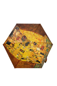 Gustav Klimt The Kiss Mini Umbrella With Travel Case