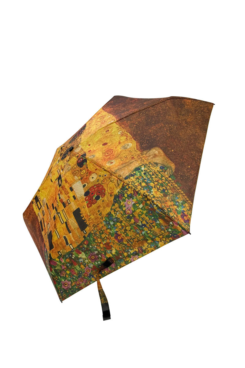 Gustav Klimt The Kiss Mini Umbrella With Travel Case