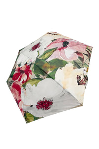 Pink Floral Bloom Mini Umbrella With Travel Case