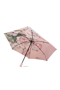Pink Peonies Mini Umbrella With Travel Case