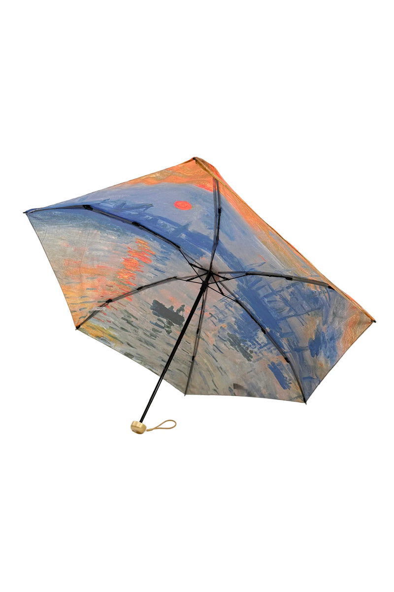 Monet Sunrise Mini Umbrella With Travel Case
