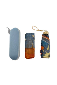 Japanese Cranes Mini Umbrella With Travel Case