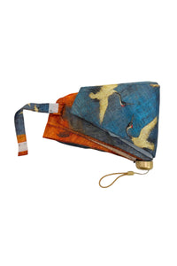 Japanese Cranes Mini Umbrella With Travel Case