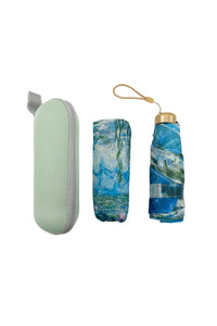 Monet Water Lilies Mini Umbrella With Travel Case