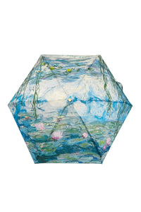 Monet Water Lilies Mini Umbrella With Travel Case