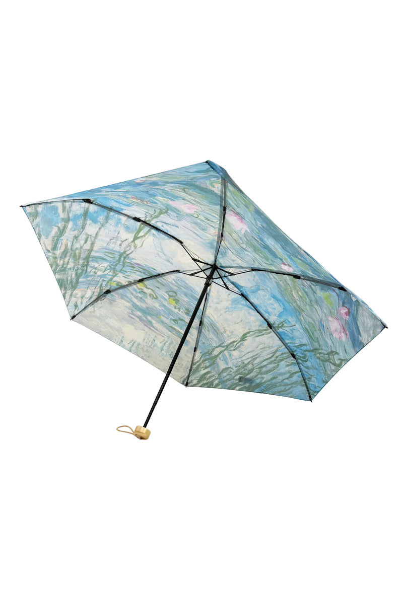 Monet Water Lilies Mini Umbrella With Travel Case