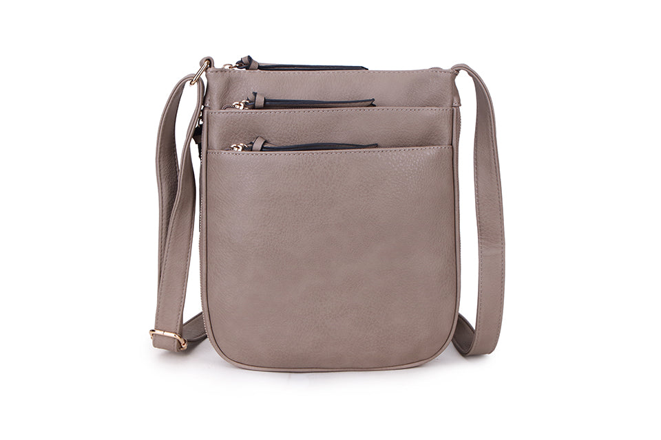 Sarah Crossbody Handbag Taupe