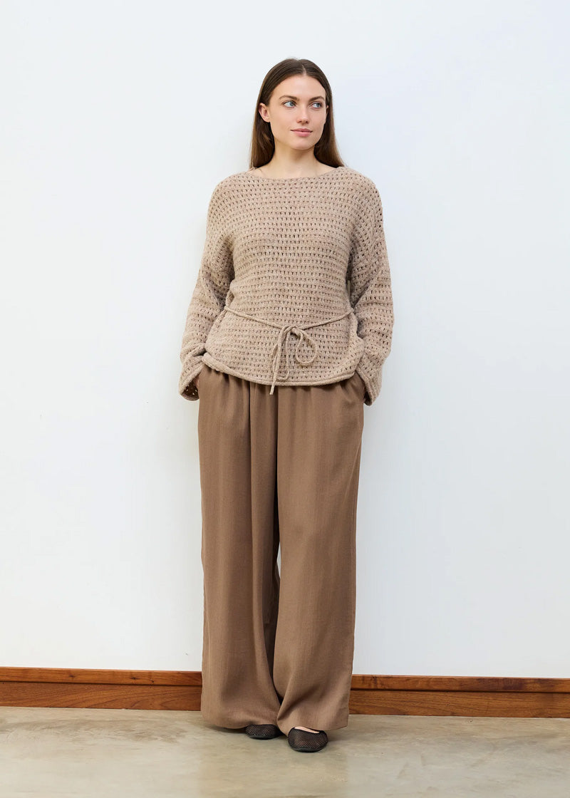 DREAMS Pointelle Sweater Seaspray