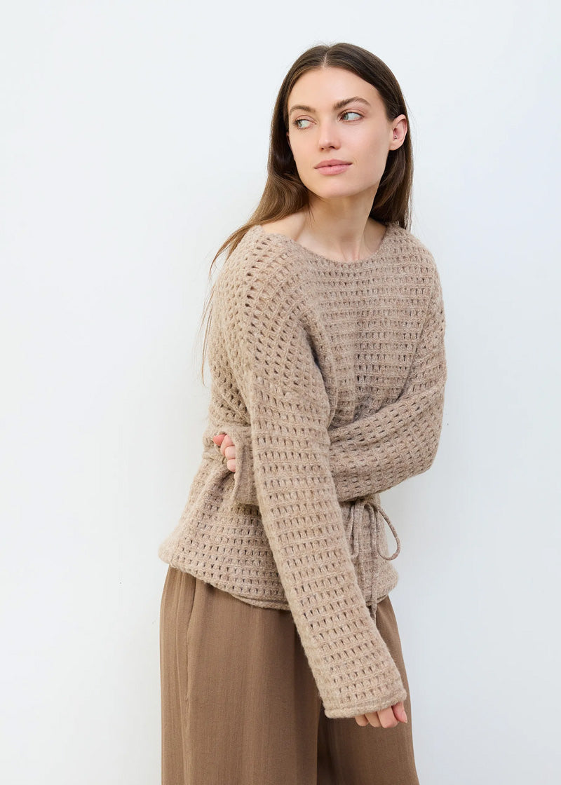 DREAMS Pointelle Sweater Mink