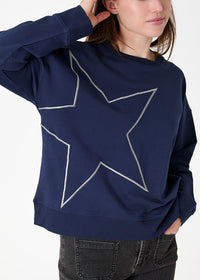 DREAMS Star Sweatshirt Navy