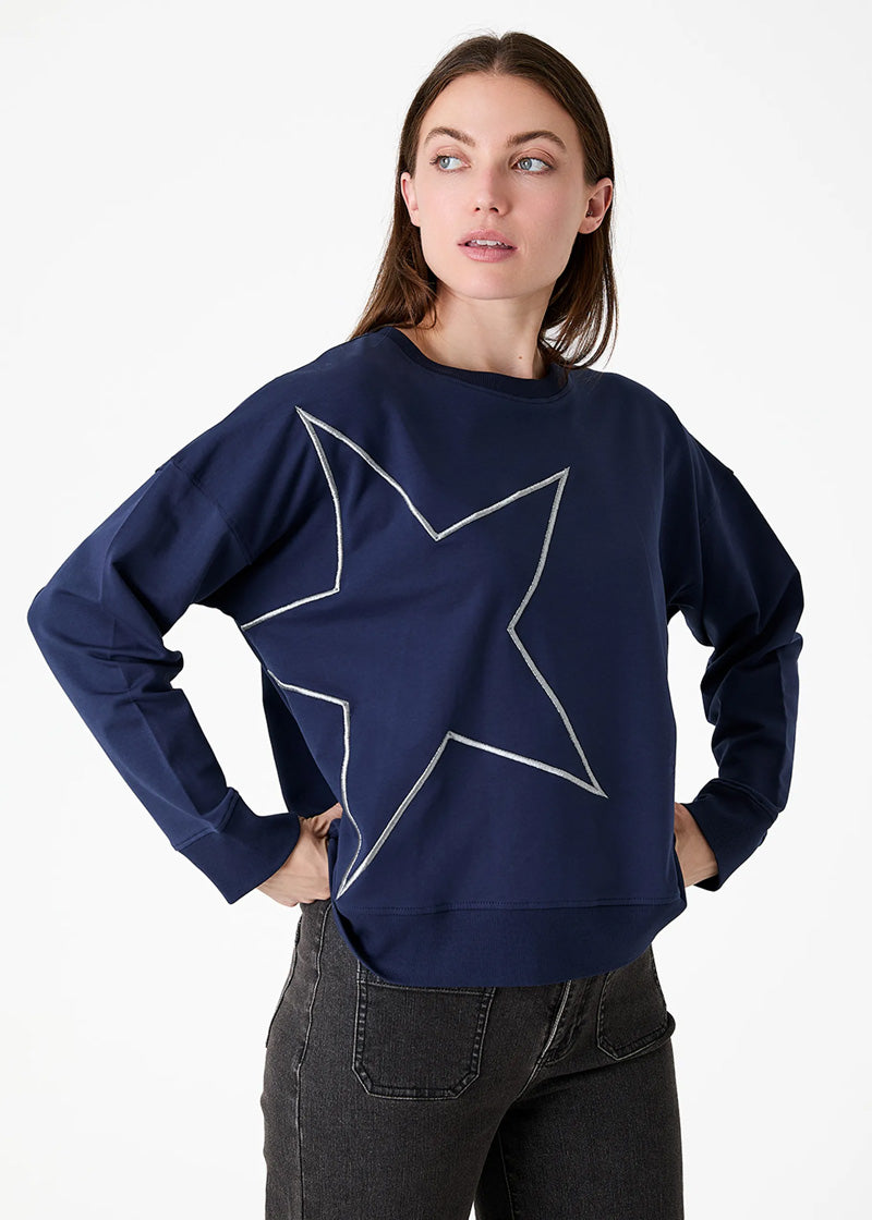 DREAMS Star Sweatshirt Navy