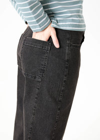 DREAMS Barrel Leg Jeans Washed Black