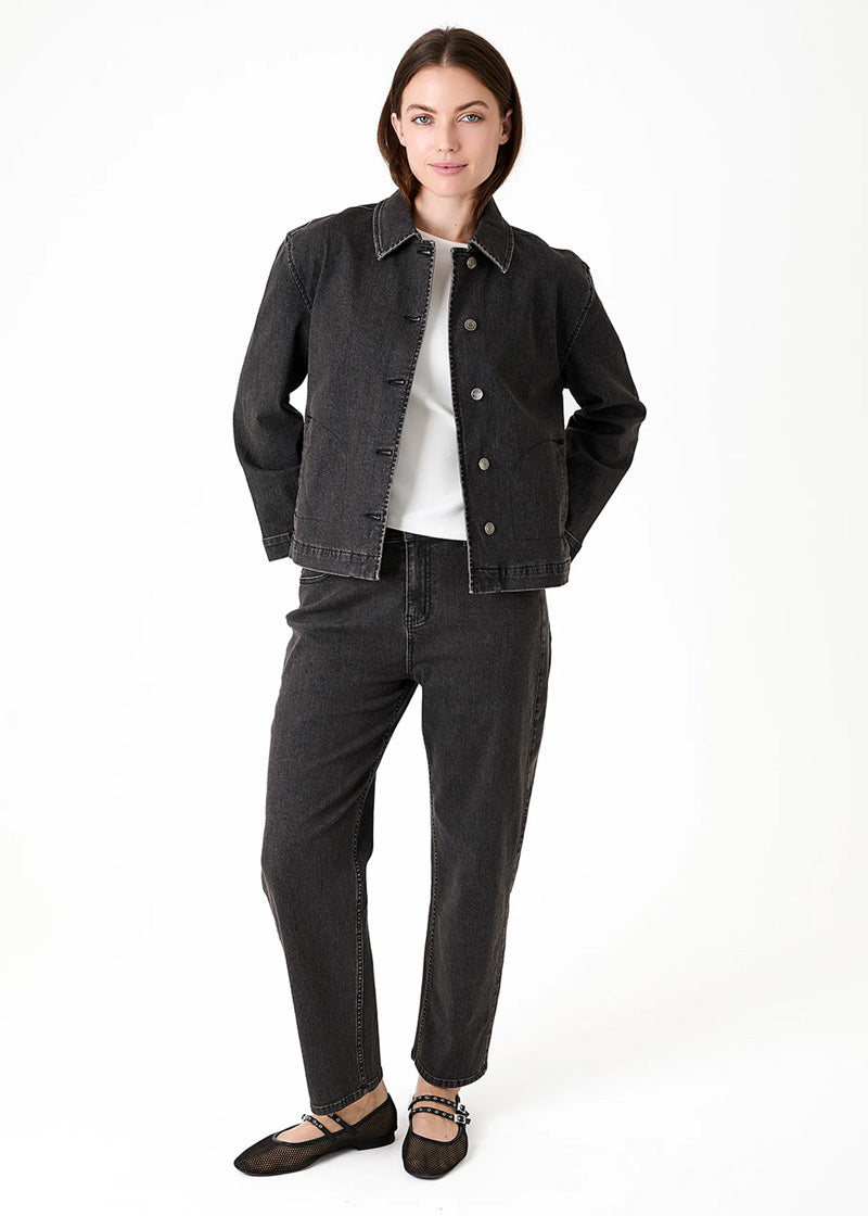 DREAMS Barrel Leg Jeans Washed Black