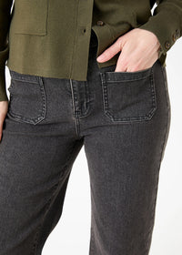 DREAMS Wide Leg Jeans Washed Black
