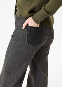 DREAMS Wide Leg Jeans Washed Black