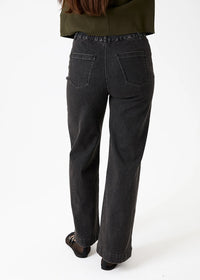DREAMS Wide Leg Jeans Washed Black