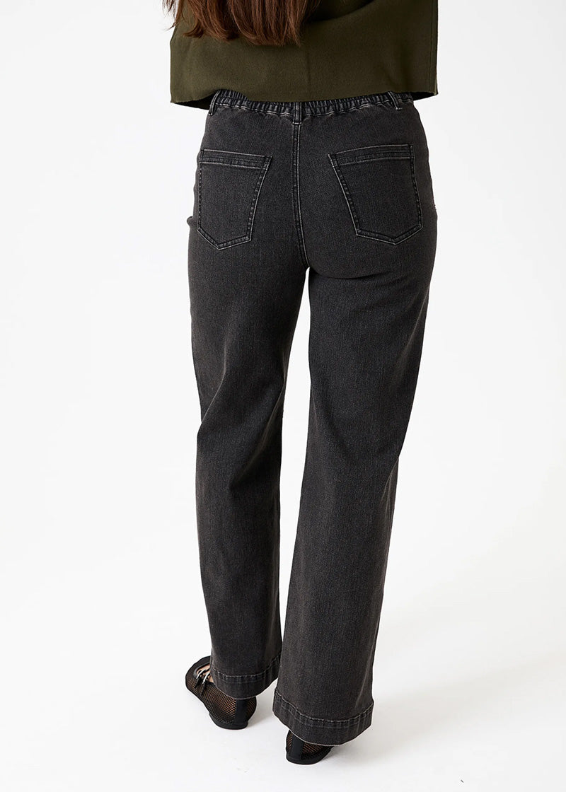 DREAMS Wide Leg Jeans Washed Black