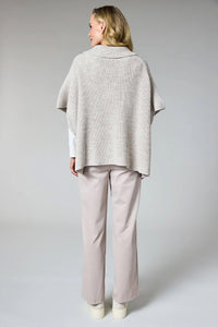 DECK Oversized Chunky Knit Sweater Beige