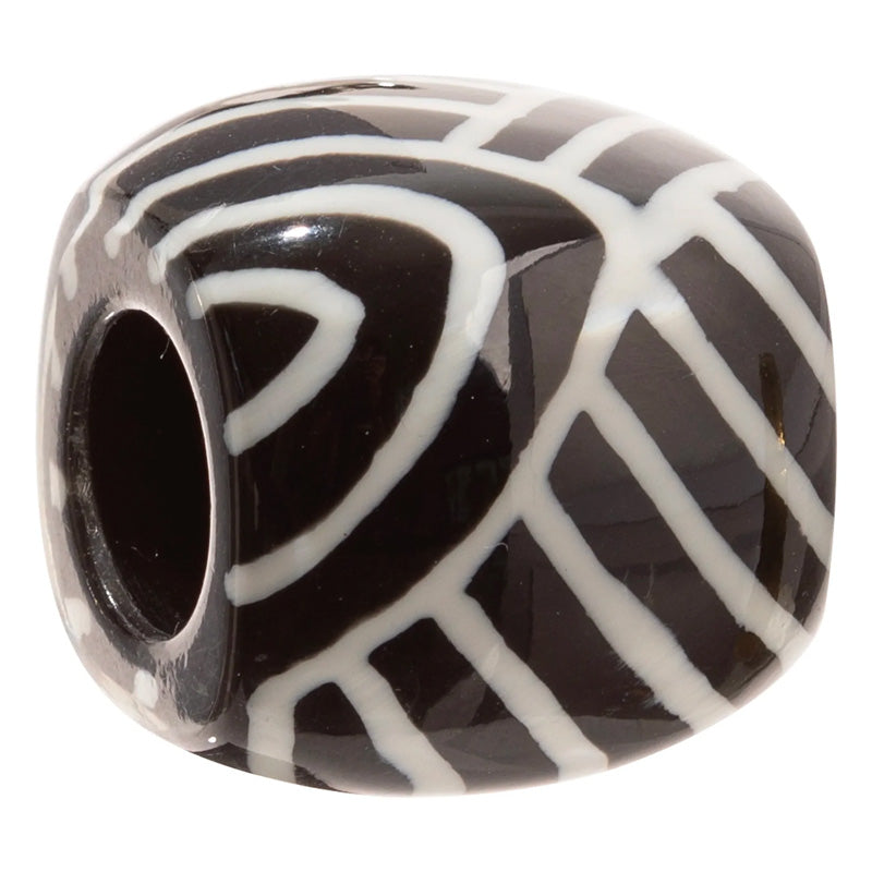 Calitaa Luxury Collection Squoval Aztec Bead Black/Cream