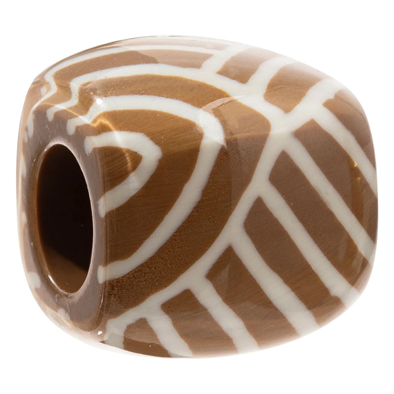 Calitaa Luxury Collection Squoval Bead Aztec Coffee/Cream