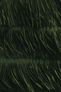 TRAFFIC PEOPLE Gracie Fringed Skirt Green