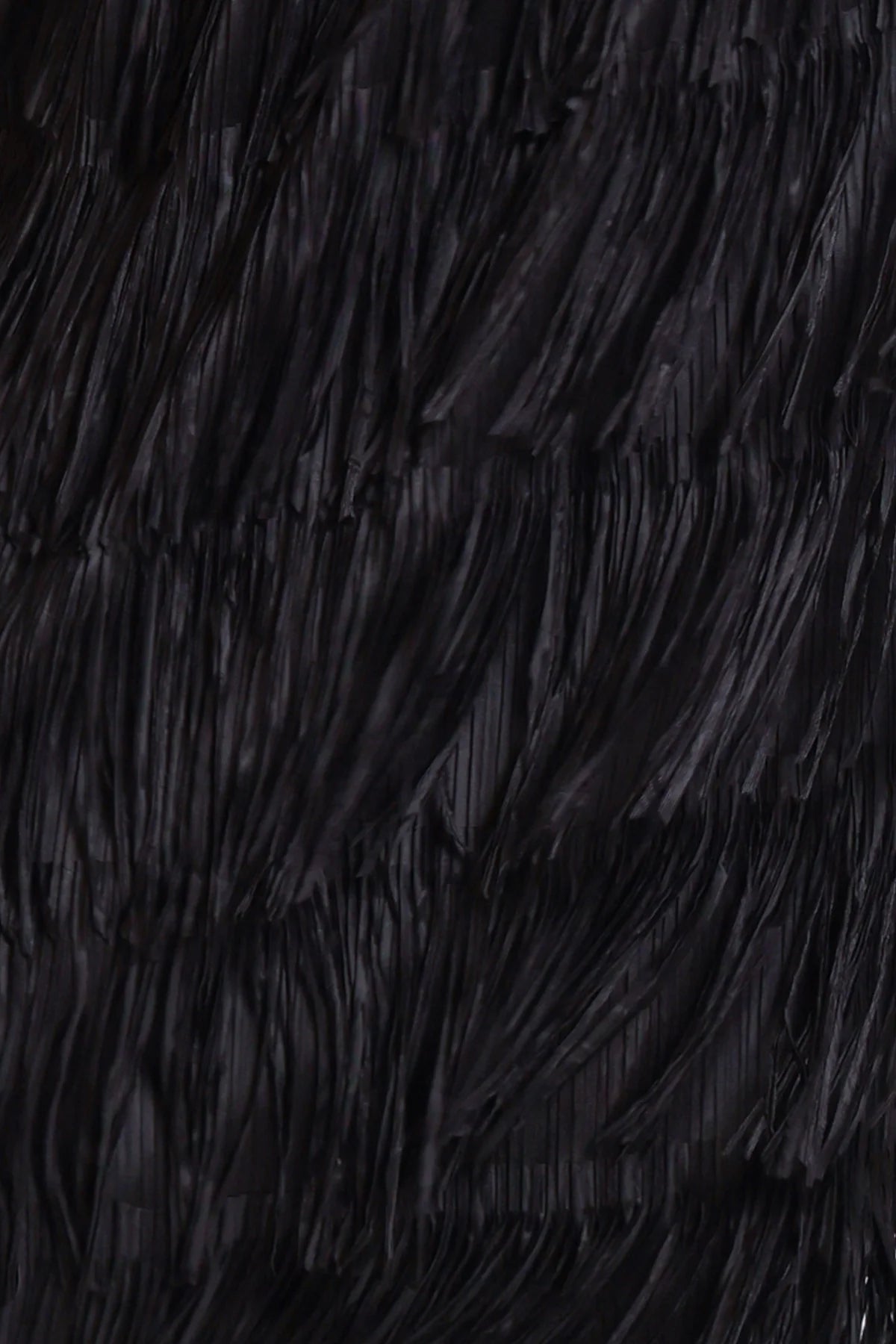 TRAFFIC PEOPLE Gracie Fringed Skirt Black