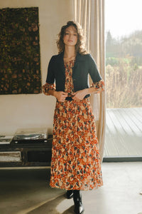 TRAFFIC PEOPLE Hera Skirt Rust/Navy
