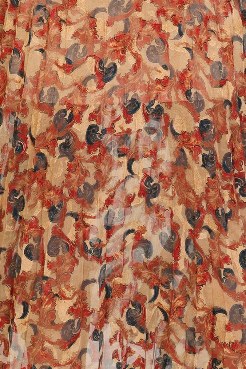 TRAFFIC PEOPLE Hera Skirt Rust/Navy