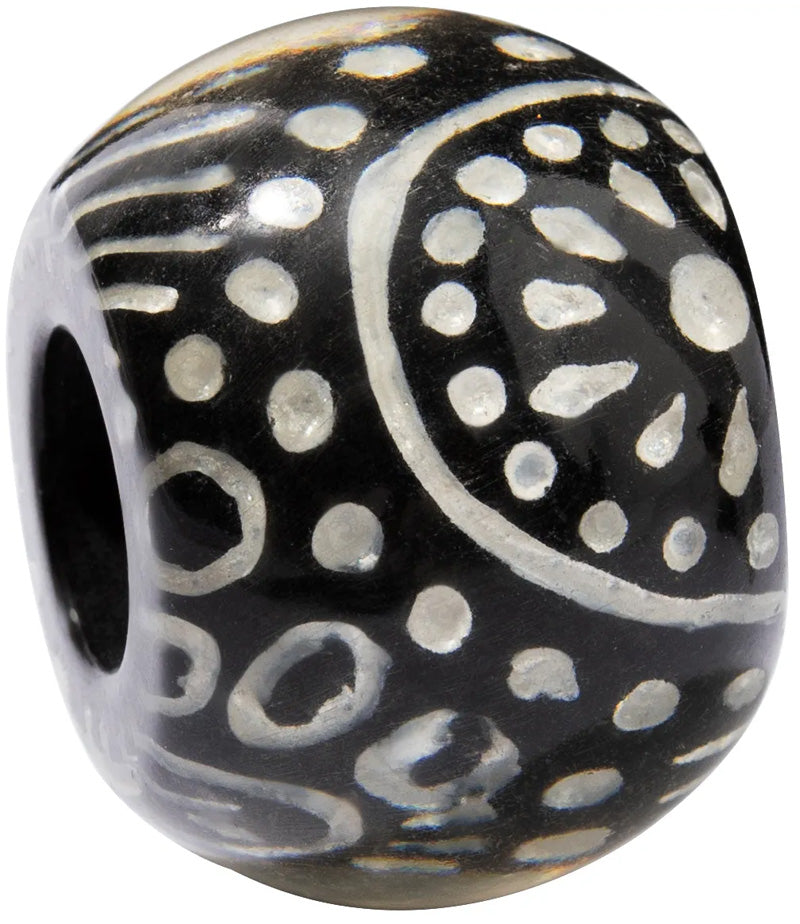 Calitaa Luxury Collection Mardi Gras Bead Black/Cream